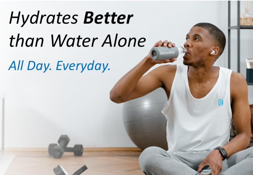 BeBetter Organic Electrolytes Powder Packets | Daily Electrolyte Drink Mix | Organic Coconut Water | No Artificial Flavors | Sugar Free Hydration Packets | non-GMO 22 Sticks (Pineapple & Passionfruit)