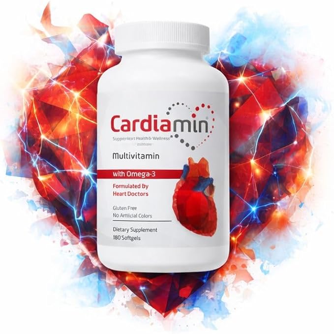 Cardiamin Heart Health and General Wellness Multivitamins 90-Day Supply