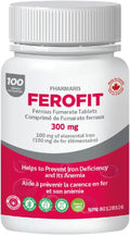 Ferofit – Ferrous Fumarate 300mg (100mg Elemental Iron), 100 Tablets, Cost-Effective Iron Supplement, Prevent Iron Deficiency Anemia, Iron Supplement for Women & Men