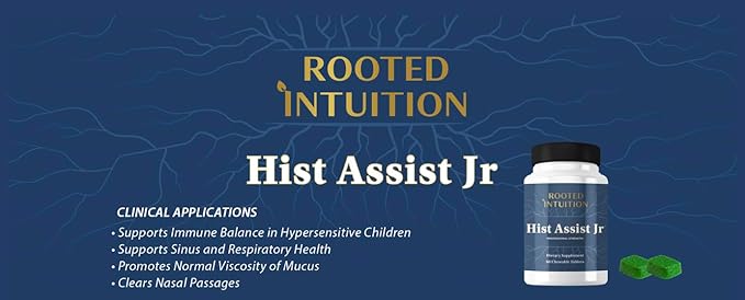 Hist Assist Jr – Kids Chewable Seasonal Support with Quercetin, NAC, Bromelain & Vitamin C | Tasty Berry Flavor | Non-GMO, Gluten Free | 60 Chewable Tablets