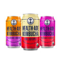 Health-Ade Organic Kombucha Tea, Fruity Favorites Variety Pack, 12-Pack (11.5 Fl Oz Cans) - Fermented with Probiotics, Supports Gut Health, Non-GMO, Vegan, Gluten-Free