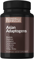 Adaptogens (Rhodiola, Eleuthero, Astragalus, Gynostemma, Schizandra, Gotu Kola, Ginkgo Biloba)
