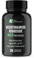 New NAD Supplement - Nicotinamide Riboside for Healthy Aging | Fast-Acting Natural NAD+ & NR Booster | NMN Alternative & Flush Free | Improve Organic Levels of NAD for Anti-Aging & Longevity