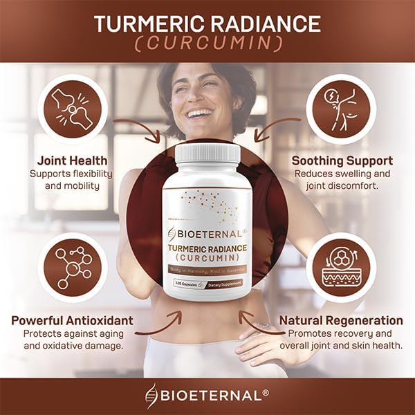 Turmeric Radiance Curcumin, 120 Capsules