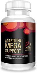 ACTIF Adaptogen Mega Support with 14 Advanced Factors for Energy, Clarity and Daily Functions – Non-GMO, Fast-Acting, Made in USA, 60 Count