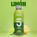 COCO5 Clean Sports Hydration Limon Flavor | 100% Natural | 50% Less Sugar | Nothing Artificial | Non-GMO | Gluten Free | Developed by Pro Trainers for Pro Athletes | 16.9 Ounce (Pack of 12)