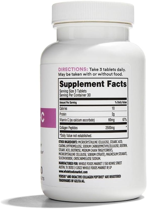 365 by Whole Foods Market, Collagen Verisol 2500Mg, 90 Count