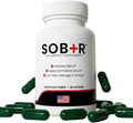 SOB+R Natural Drug Recovery Supplement | Alcohol Craving Blocker for Addiction Support | Restores Nutrients, Boost Mental Clarity | Vegetarian Capsules - Therapist Formulated, Made in USA | 30 Count