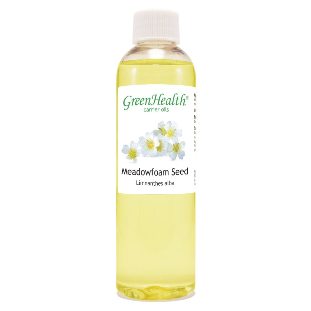 GreenHealth Meadowfoam Seed Carrier Oil – 4 fl oz (118 ml) – 100% Pure Cold Pressed Oil