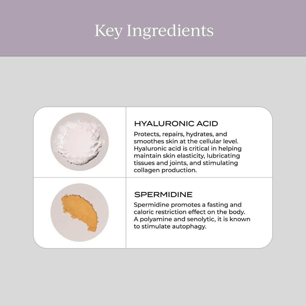CYMBIOTIKA Healthy Glow Anti Aging Supplement, Skin Care & Collagen Production Support for Women and Men, Includes Hyaluronic Acid, Spermidine, Restorative Peptides & Growth Factors, 42 Capsules