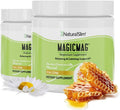 NaturalSlim Magicmag Pure Magnesium Citrate Powder Stress, Constipation, Muscle, Heart Health, and Sleep Support | Honey Chamomile Flavored Magnesium Supplement - 8oz Drink Mix (2 Pack)