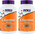 Now Supplements L-Carnitine 1000mg - 150 Tablets Value Size, Supports Lean Muscle Growth, Carnipure, Non-GMO, Kosher, Ideal for Vegans, Athletes, and Energy Support (2)