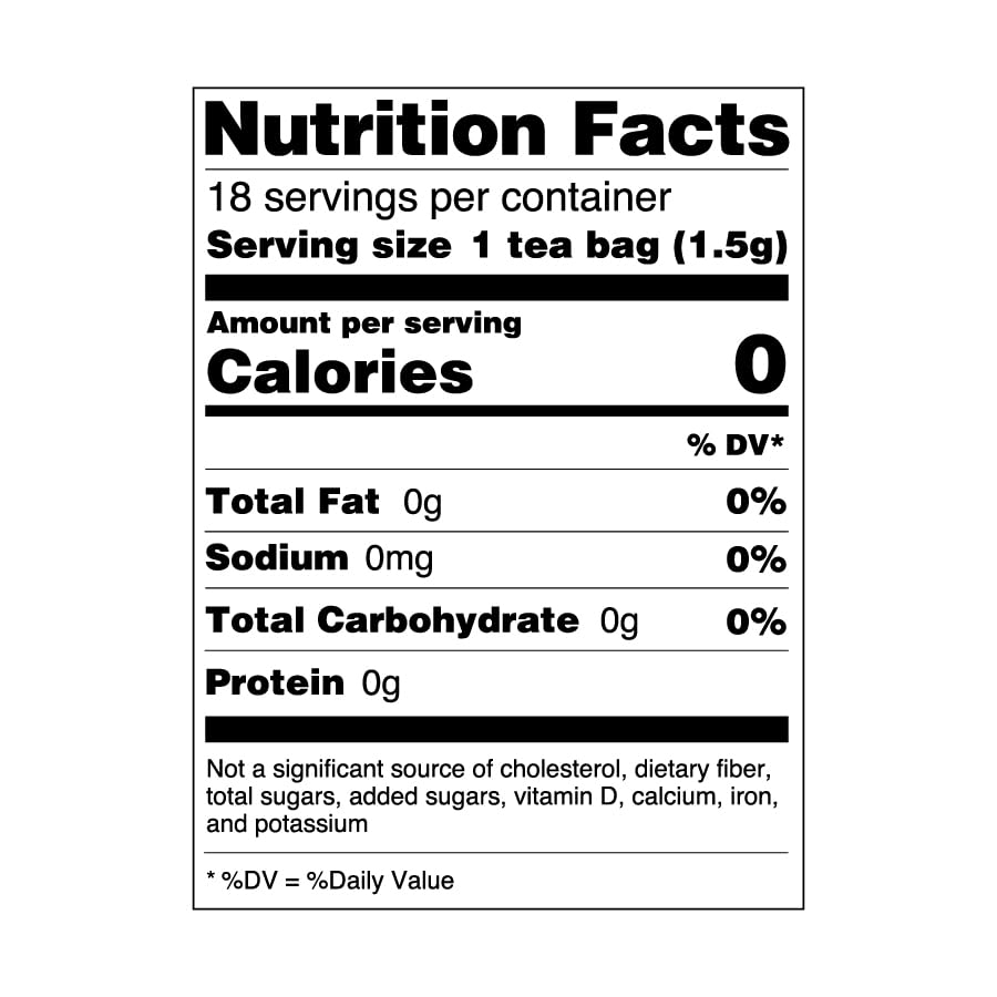 Organic Licorice Root Tea - Kosher, Caffeine-Free, GMO-Free - 18 Bleach-Free Tea Bags