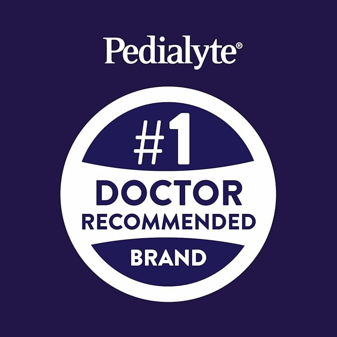Pedialyte Electrolyte Powder, Hydration Drink for Kids & Adults, Grape, 8 Powder Packets