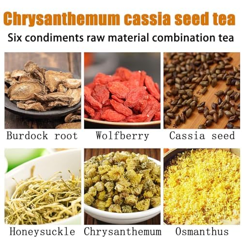 Liver Tea Formula - Chrysanthemum & Cassia Seed Tea, 60 Pcs/2 Bags