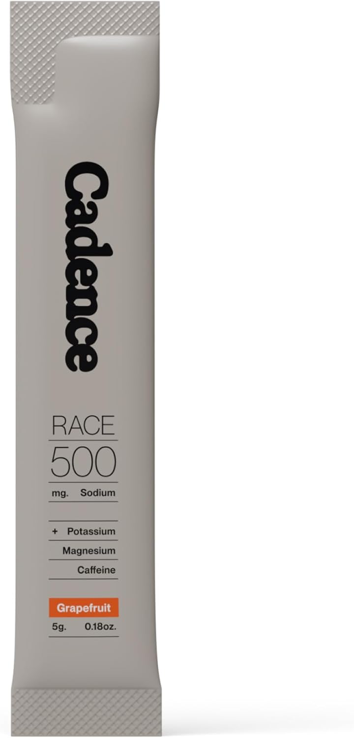 Cadence Sachets Race Grapefruit - Carton (5g x 30) | Science-Backed Hydration | Zero Caffeine | Vegan, Keto & Paleo Friendly | Sodium, Potassium & Magnesium for Performance & Recovery