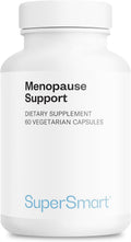 Supersmart Menopause Support (Advanced Formula) - with Black Cohosh, FenuSmart Fenugreek, Magnesium, Vitamin D3 & B6 - Menopause Supplement for Women | Non-GMO & Gluten-Free - 60 Vegetarian Capsules