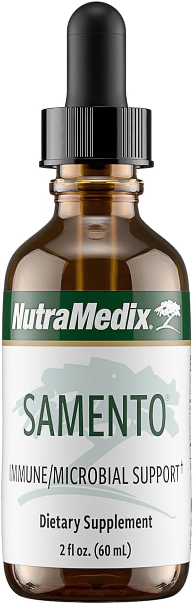 NutraMedix Samento Cat's Claw Liquid Vitamins - Daily Brain Supplement & Immunity Drops for Antioxidant, Microbial & Immune System Support - Bioavailable, Peruvian Cat's Claw Extract (2oz / 60ml)