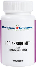 Iodine Sublime® 12.5mg 200 Caplets with Potassium Iodide