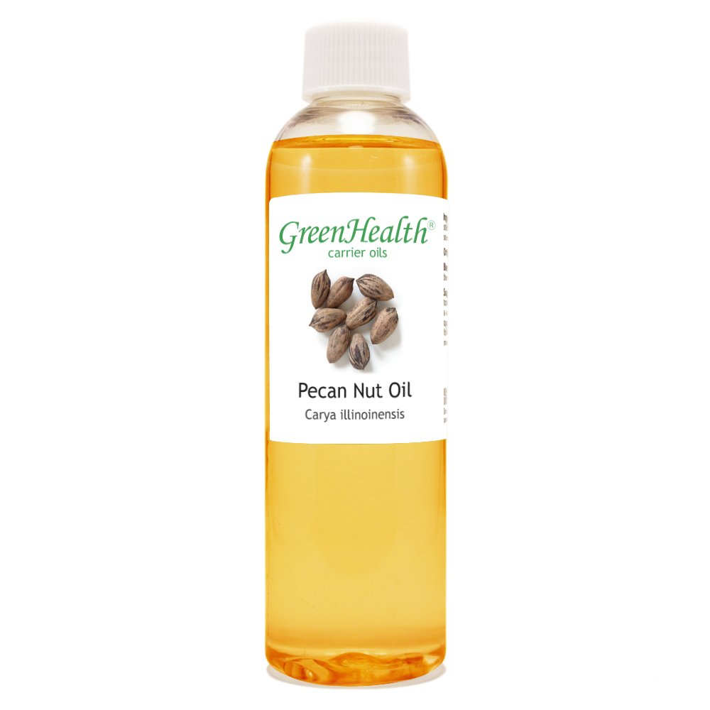 GreenHealth Pecan Nut Carrier Oil – 4 fl oz (118 ml) – 100% Pure Cold Pressed Oil