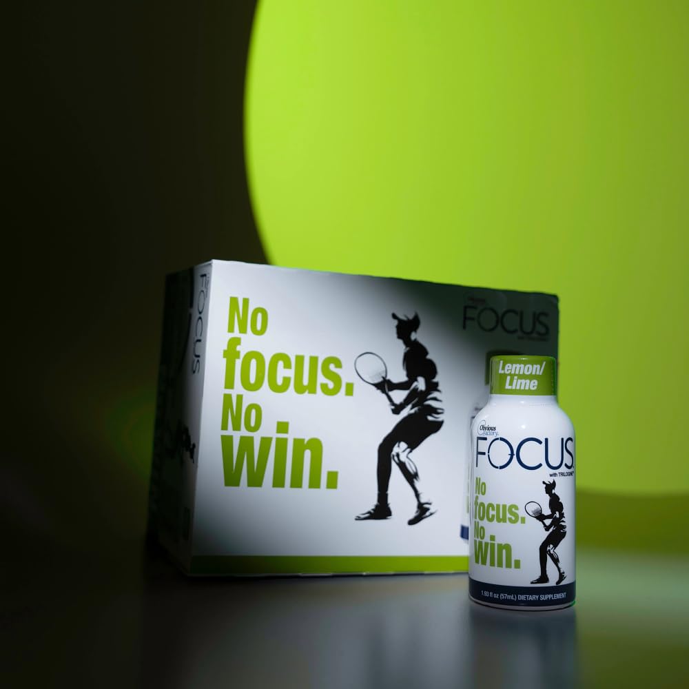 Focus Shots with Trilogine, Stay Sharp, Zero Sugar Energy Boost, Variety Pack, 24 Count (1.93 fl oz), Blackberry, Lemon Lime Flavors