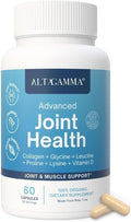 Joint Support Supplement - Joint Supplement, Knee, Tendon and Ligament Supplements - Joint Supplements for Men & Women with Marine Collagen, Omega 3, Glutamine & Vitamin D3-60 Capsules