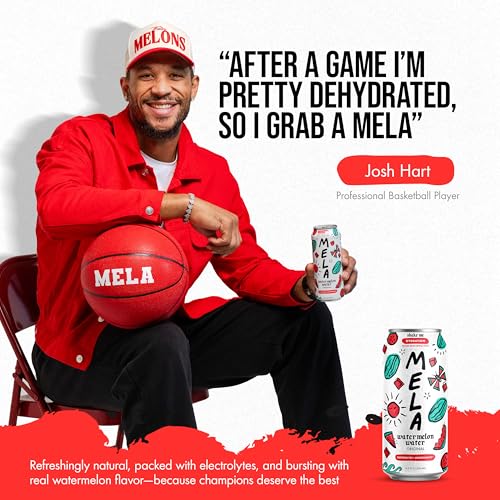 Mela Watermelon Water - Watermelon Juice, 100 Percent Natural Fruit Juice with Vitamin C, Electrolytes, Antioxidants - Coconut Water Alternative, Gluten-Free (Original, 11.15 fl oz, 12-pack)