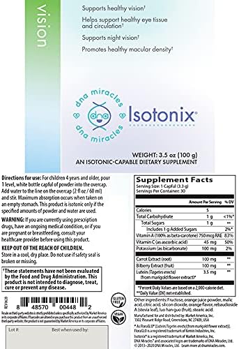 Isotonix Vision, Supports Healthy Vision, Helps Support Healthy Eye Tissue and Circulation, Supports Night Vision