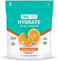 TRULABS Hydrate - Orange Twist. Sugar Free Electrolytes Hydration Packets. Each Serving Contains 1422 mg of Electrolytes &19 Vitamins & Minerals (16 ct)