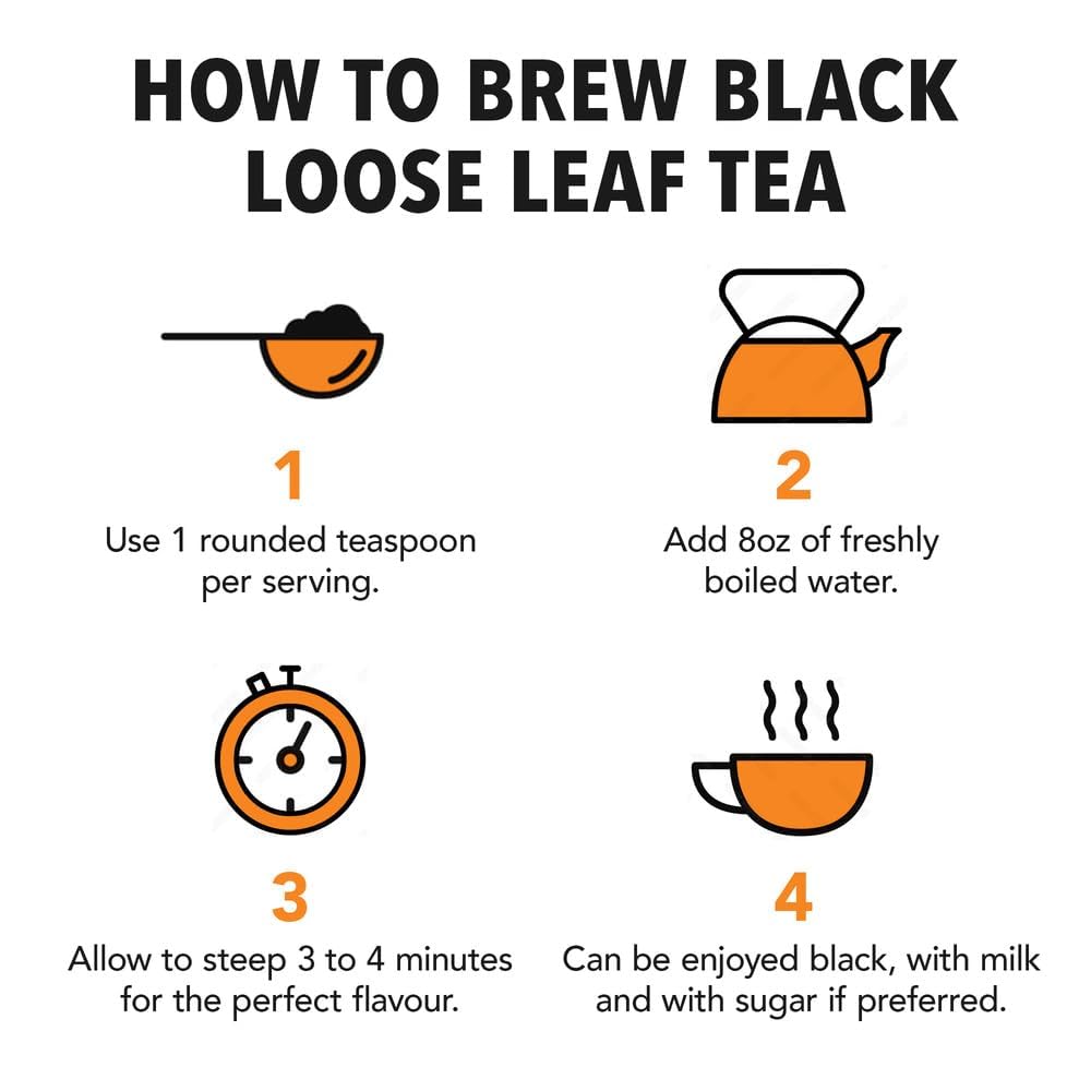 Twinings Earl Grey Loose Tea Tin, 7.05 Ounce Tin (Pack of 1), Smooth, Flavourful, Robust Black Tea Leaves, Caffeinated, Enjoy Hot or Iced