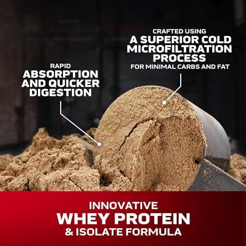 Muscletech Whey Protein Powder (French Vanilla Cream, 2LB) - Nitro-Tech Whey Protein Isolate Smoothie Mix for Lean Muscle & Recovery - 24g of Whey Gold Protein for Women & Men - Packaging May Vary
