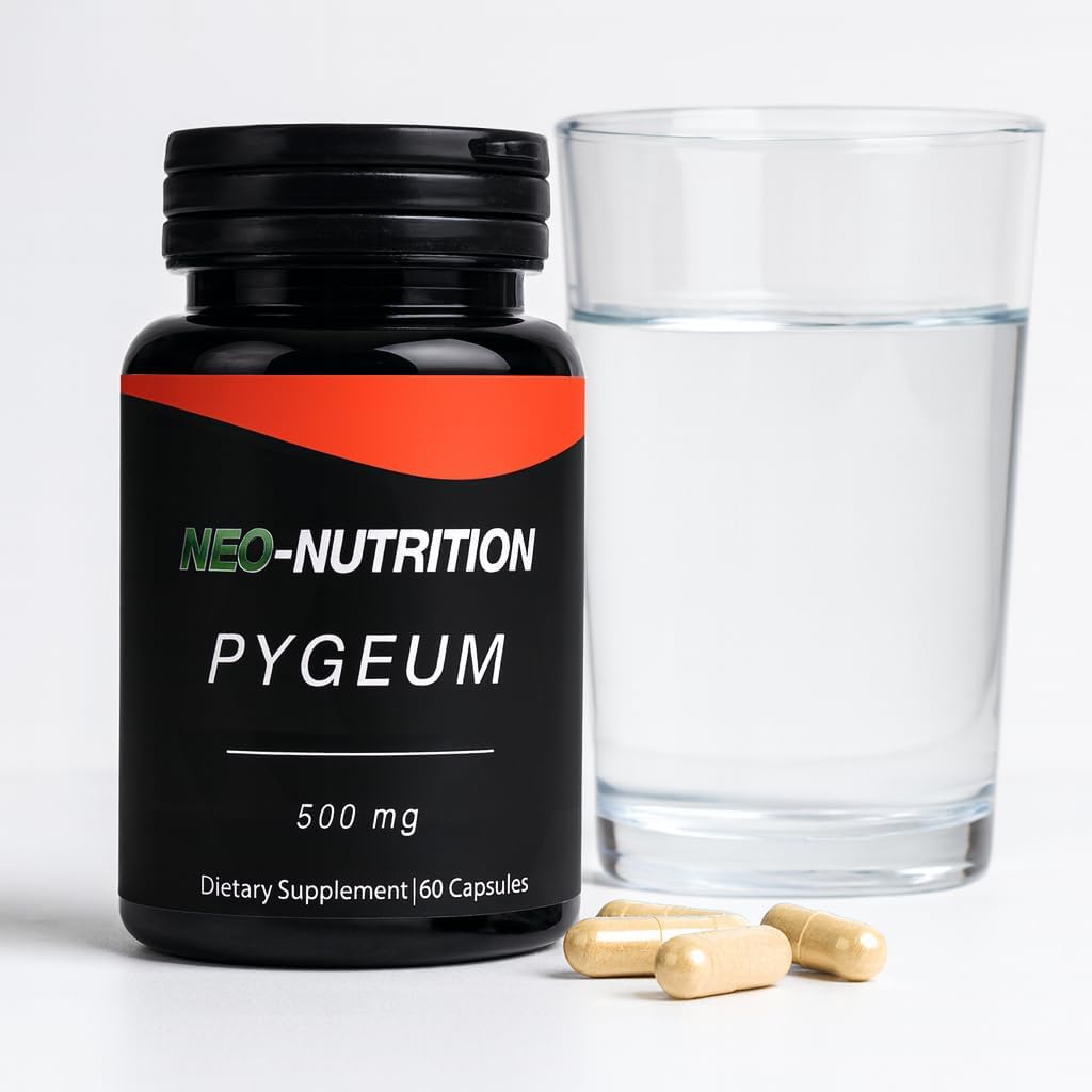 PYGEUM 500mg Herbal Supplement, Men's Health Supplement,AFRICANUM BARK Prostate Health Urinary Flow LIBIDO Sleep Hair Loss