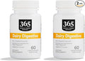 365 by Whole Foods Market, Dairy Digestive Enzymes, 60 Count (Pack of 2)