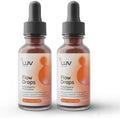Flow Drops® – Energy Supplement for Focus, Mental Clarity & Immune Support - Adaptogenic Mushrooms with Lion’s Mane, Cordyceps, Reishi, Chaga & Turkey Tail – Vegan, Made in USA 60 Servings