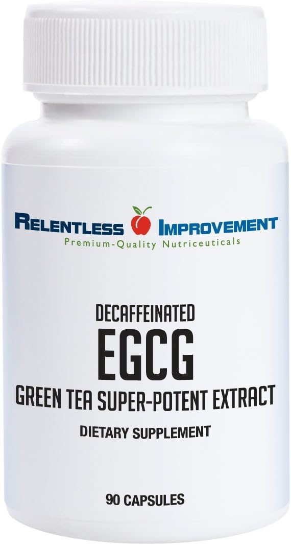 EGCG Green Tea Extract 90 Capsules 670mg Extract Per Capsule Standardized to 98%+Polyphenols 60% EgCG Very Low Caffeine
