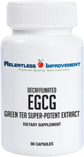 EGCG Green Tea Extract 90 Capsules 670mg Extract Per Capsule Standardized to 98%+Polyphenols 60% EgCG Very Low Caffeine