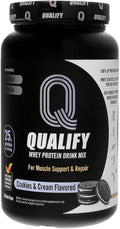 Cookies & Cream Protein Powder. 25g Protein for Post Workout Recovery, Smoothie & Baking. Gluten & Sugar Free, Highly Kosher, Amino Acids (5.5g BCAA, 2.7g Leucine), 1.65 lbs, 23 Servings