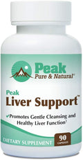 Peak Pure & Natural Peak Liver Support Milk Thistle Based Liver Support Supplement | Liver Cleanse and Detox | 90 Capsules