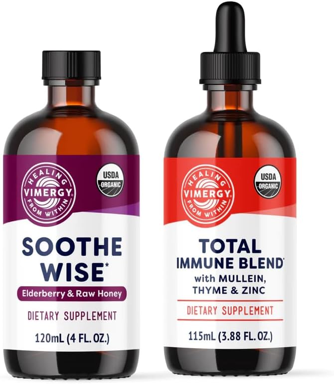 Vimergy Shield & Soothe Kit* - Total Immune Blend (115 mL) + Soothwise (120 mL)