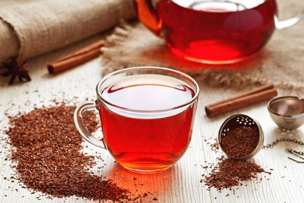 Damtuh Rooibos Tea – 100% Pure Rooibos, Caffeine-Free Herbal Tea, 10 Tea Bags (1g each)