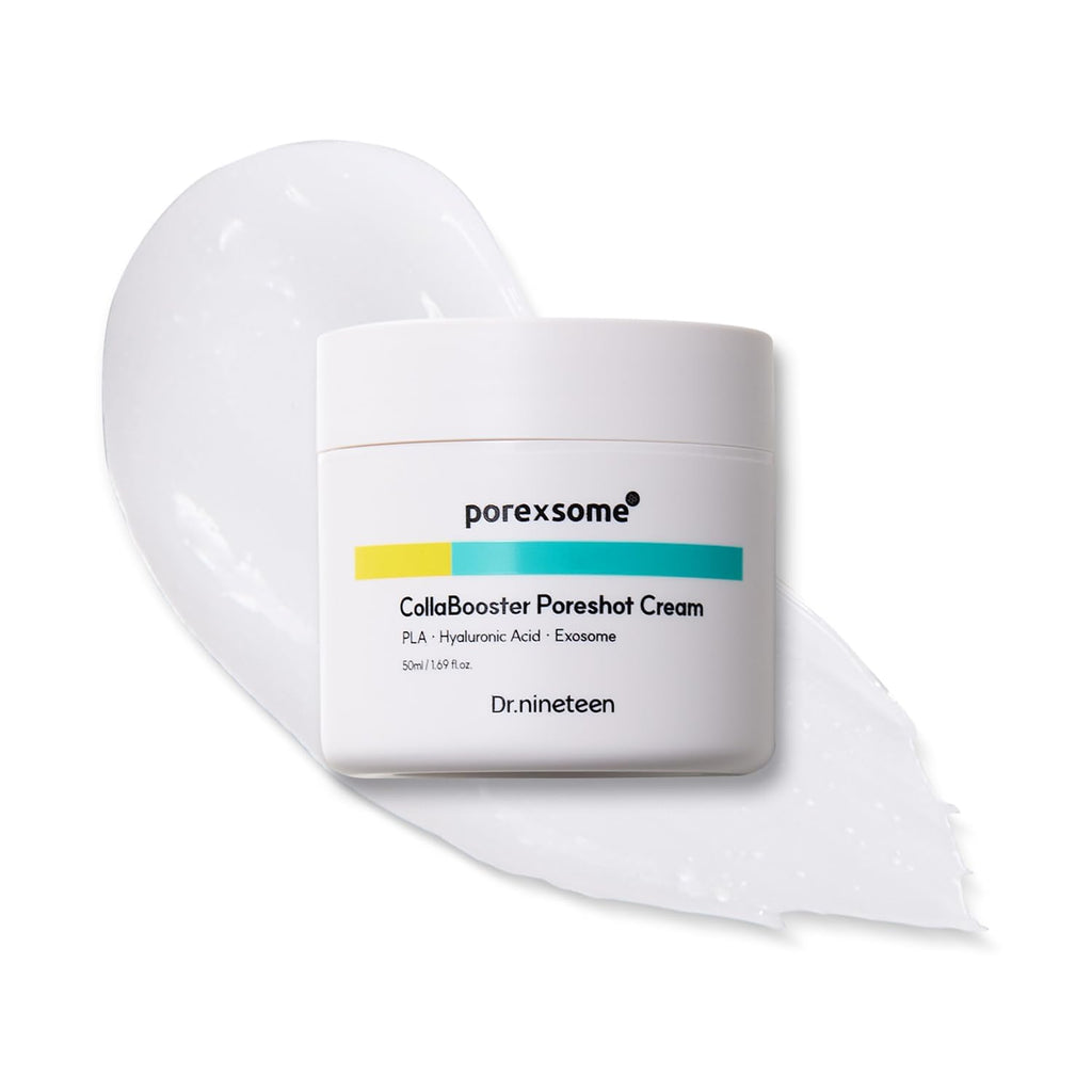 CollaBooster Poreshot CreamㅣPoly Lactic Acid(PLA) + 12 Hyaluronic Acid(HA) + CeramidesㅣFace Moisturizer for Pore Tightening & FirmingㅣKorean Skin Care (1.69 fl.oz.)