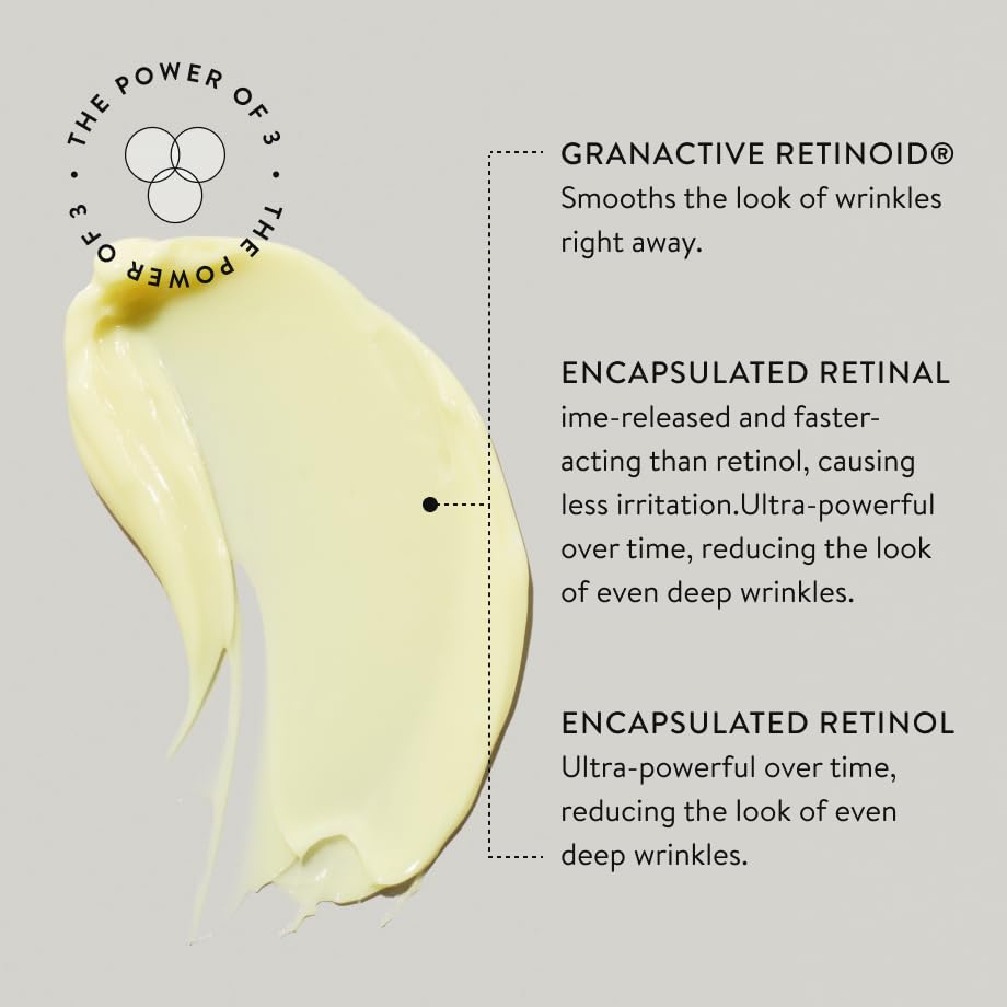 goop Beauty 3x Retinol Regenerative Serum | Face Serum to Reduce the Look of Deep Wrinkles, Pores, & Texture | Granactive Retinoid, Encapsulated Retinal, & Encapsulated Retinol | 1 fl oz