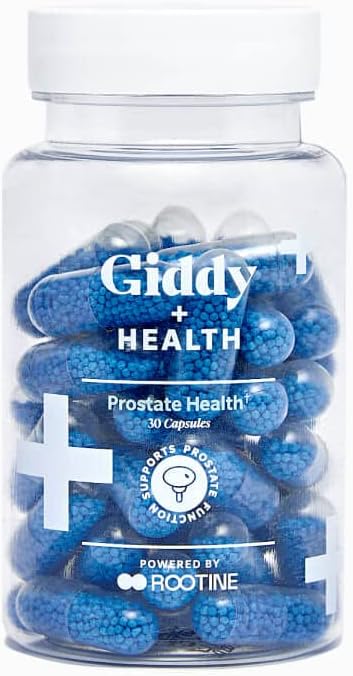 Giddy+Health Prostate Health Supplement with pygeum, Saw Palmetto, and stinging Nettle