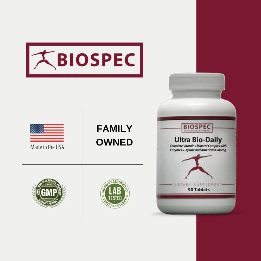 Ultra Bio-Daily – High-Potency Multivitamin Multimineral Complex w/ Added Nutrient Support