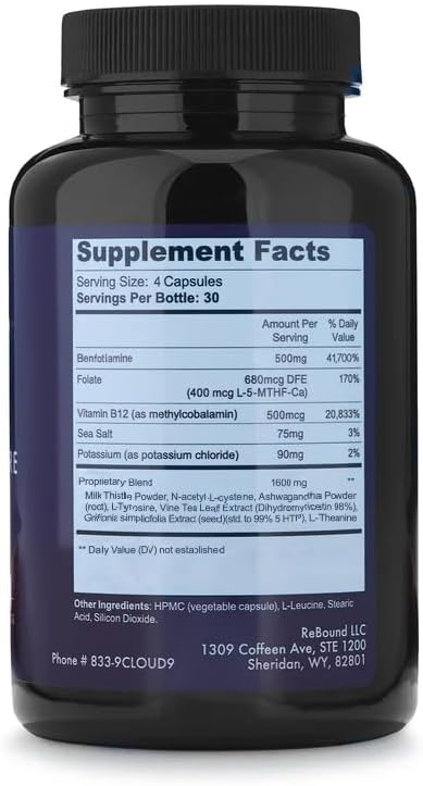 Cloud9 Daily Restore – Liver Detox & Recovery Supplement with Milk Thistle, NAC & B-Vitamins – Energy, Focus & Nutrient Support After Drinking – 120 Capsules – Made in USA