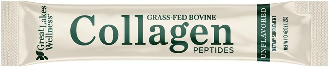 Great Lakes Wellness Collagen Peptides Powder for Skin, Hair, Nails, Joints & Digestion - Unflavored - 11 Servings (Pack of 1)