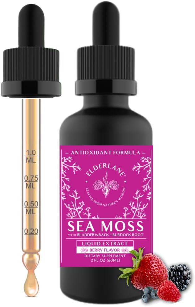 Elderlane Berry Flavored Sea Moss Drops