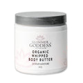 GLIMMER GODDESS Organic Whipped Body Butter- Spiced Pumpkin Pie, Vegan, 24 Hr Hydration, Less Stretch Marks, All Skin Types, Child-Safe, Organic, 8 oz