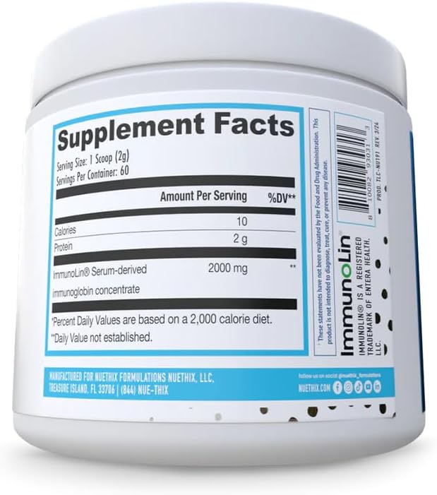 NuEthix Formulations Bloat Eaze Pro Support for Gut Barrier Function Dietary Supplement, 60 Servings