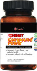Coenzyme Q10 Supplement,Omega3 Supplement,Ultra High Absorption,with COQ10 and Omega3 400mg,4xutilization Rate,Enhancing Heart Health and Brain Health,for Cardiovascular,Energy,Cellular Health